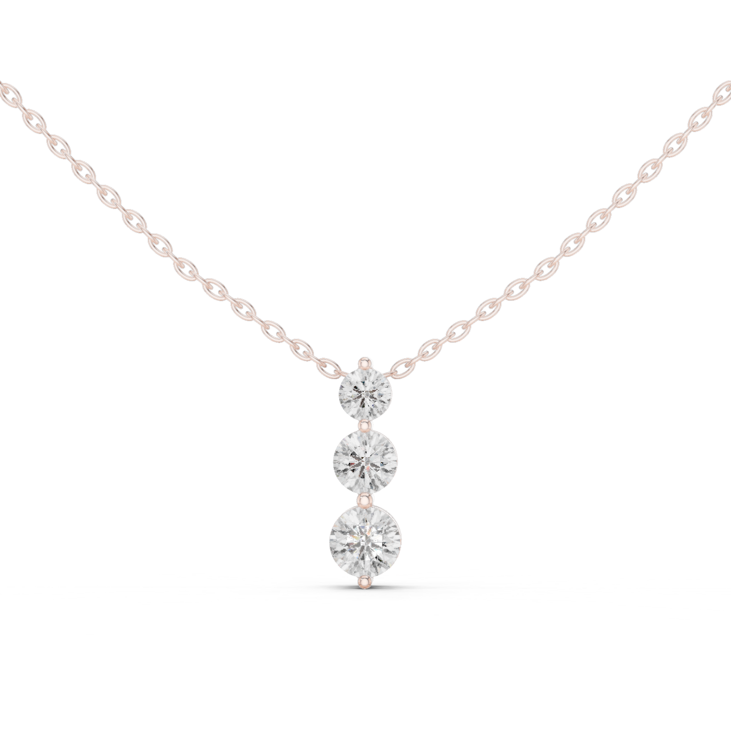 @RGEMMetal-02_0_1_1_1-2.png Classic Three-Stone Journey Diamond Pendant Necklace - Image 1
