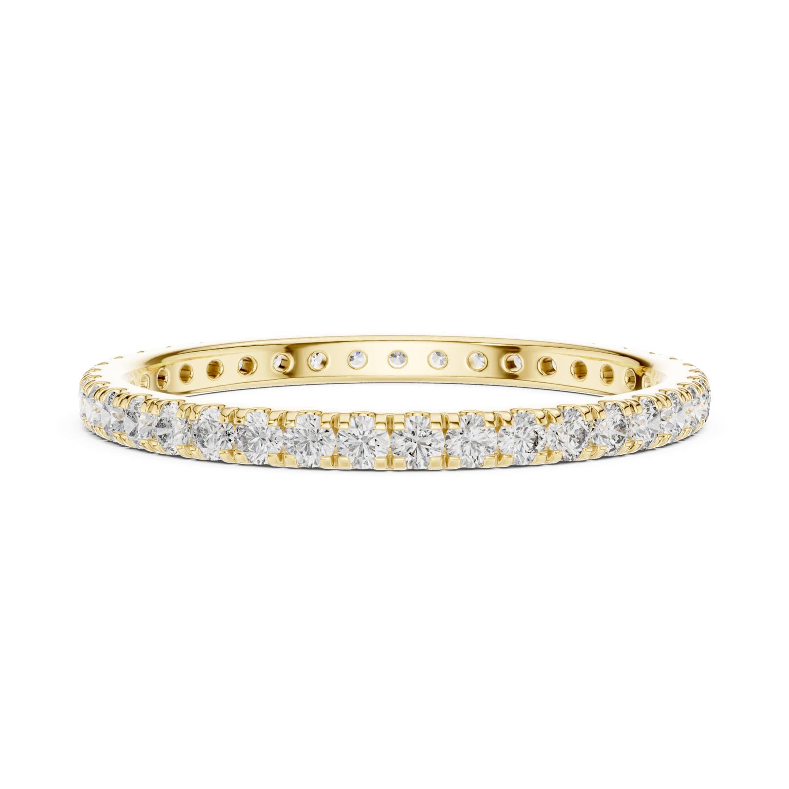 DDLR-212@Y-viwe3-scaled-1.png Round Cut Diamond Eternity Bracelete - Image 1