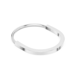 Minimalist Diamond Nail Bangle Bracelet